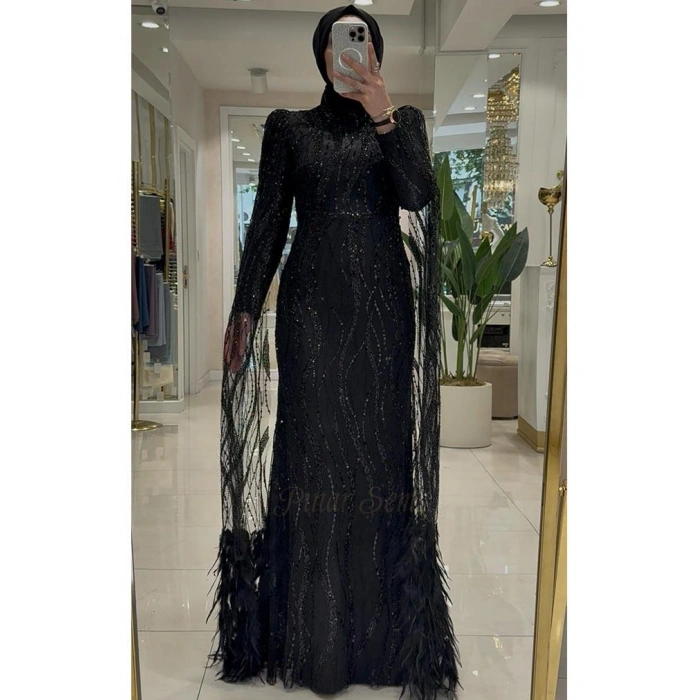 Pınar Şems Umay Abiye Siyah