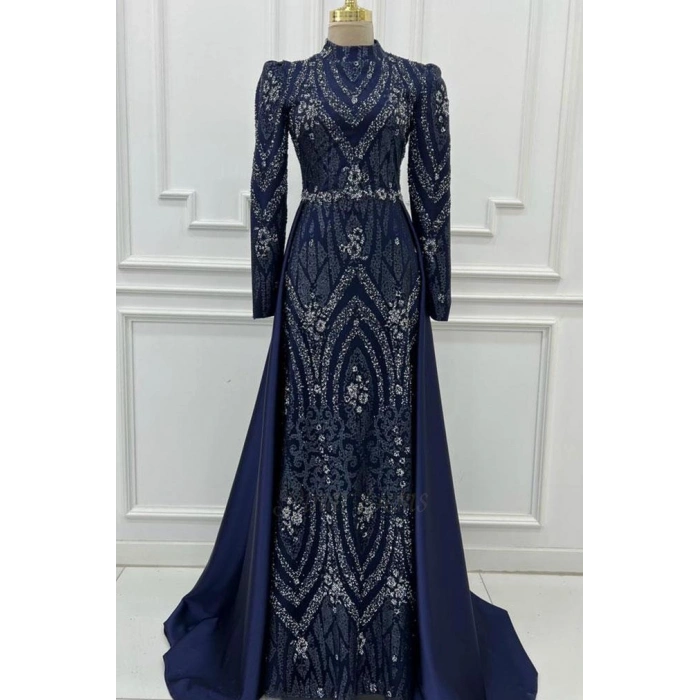 Pınar Şems Ümran Abiye Lacivert