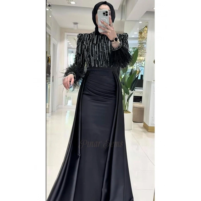 Pınar Şems Yeni Hayat Abiye Siyah