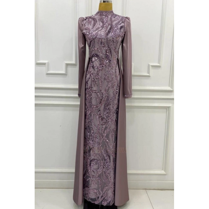 Pınar Şems Yeni Karya Abiye Lila