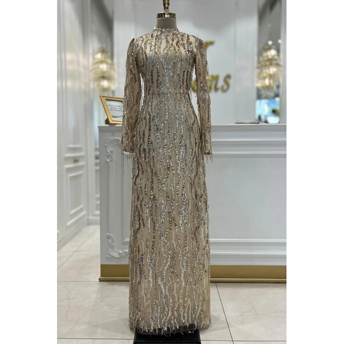 Pınar Şems Yeni Ziynet Abiye Gold