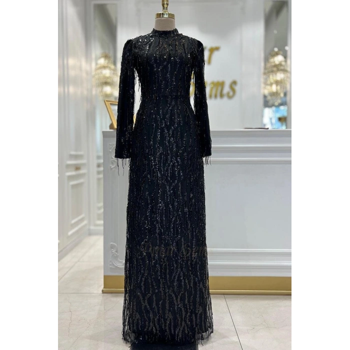 Pınar Şems Yeni Ziynet Abiye Siyah