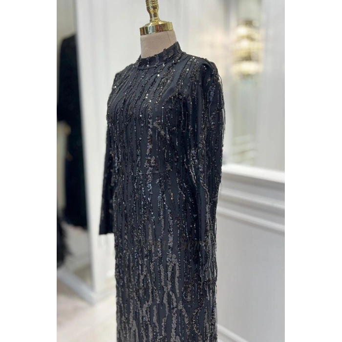 Pınar Şems Yeni Ziynet Abiye Siyah