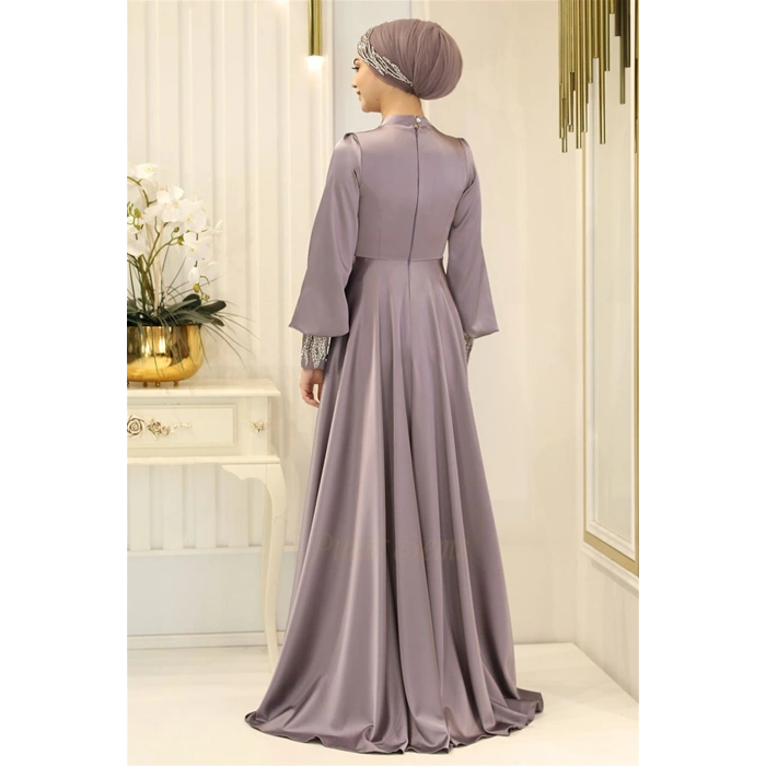 Pınar Şems Zeren Abiye Lila