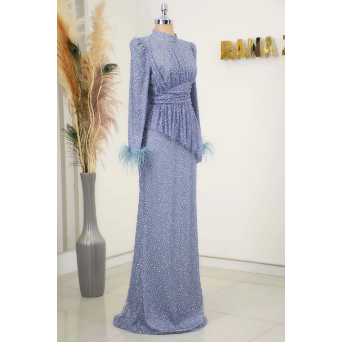 RACHELLE ABİYE İNDİGO