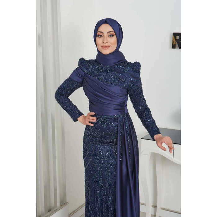 RAİSSA ABİYE LACİVERT