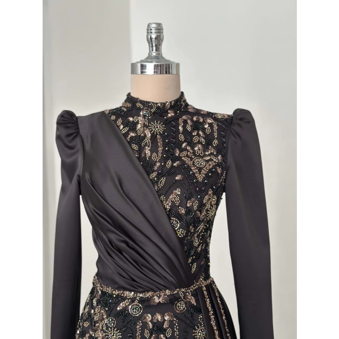 REGİNA ABİYE SİYAH-GOLD