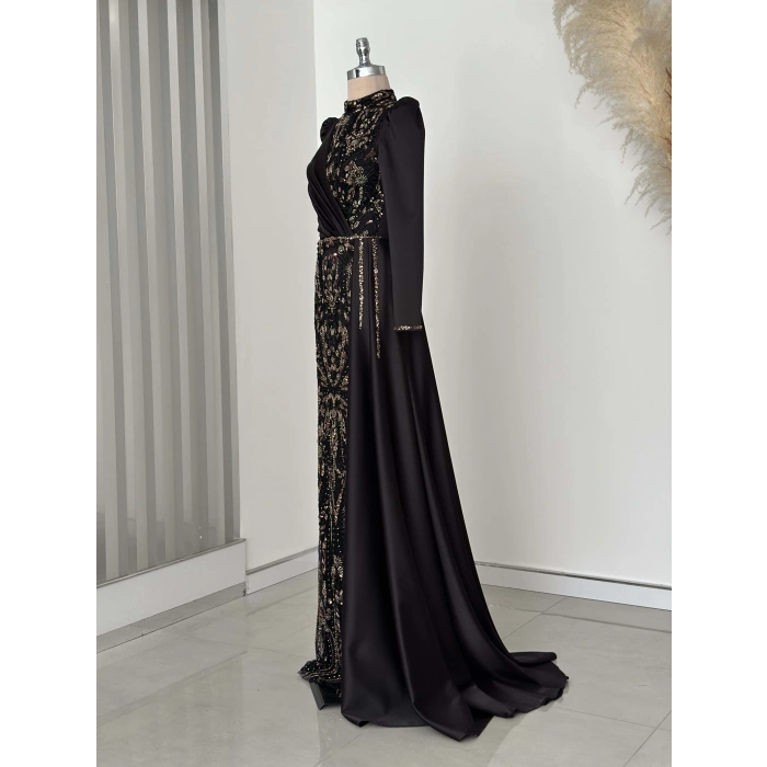 REGİNA ABİYE SİYAH-GOLD