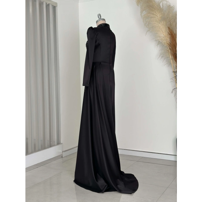 REGİNA ABİYE SİYAH-LİLA