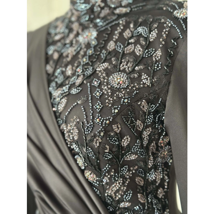 REGİNA ABİYE SİYAH-LİLA