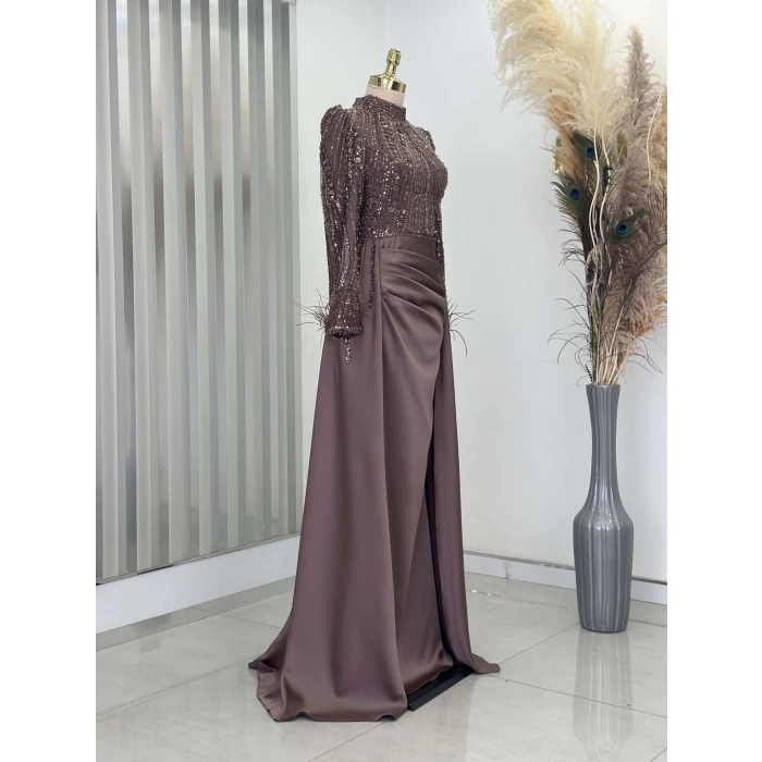 SHERRY ABİYE KAHVERENGİ