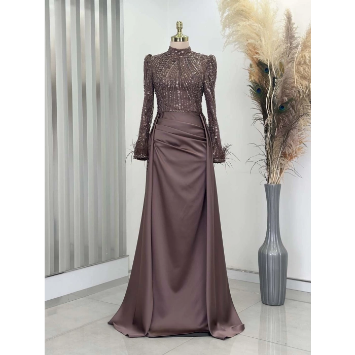 SHERRY ABİYE KAHVERENGİ