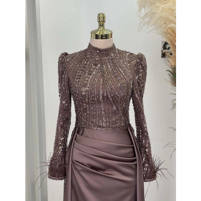 SHERRY ABİYE KAHVERENGİ