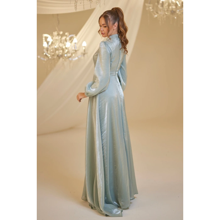 Şifon Helin Abiye - Mint