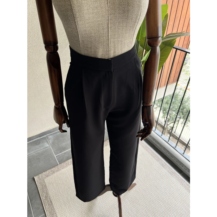 Siyah Palazzo pantolon