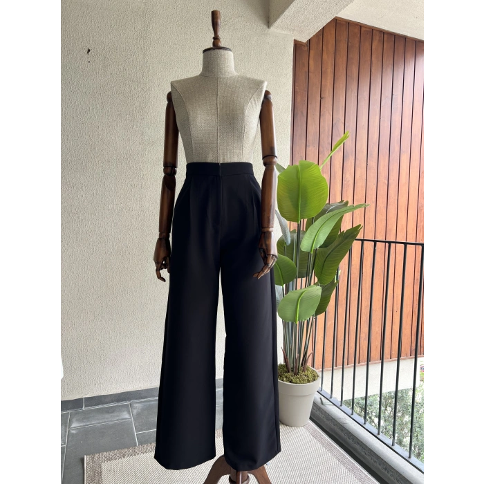 Siyah Palazzo pantolon