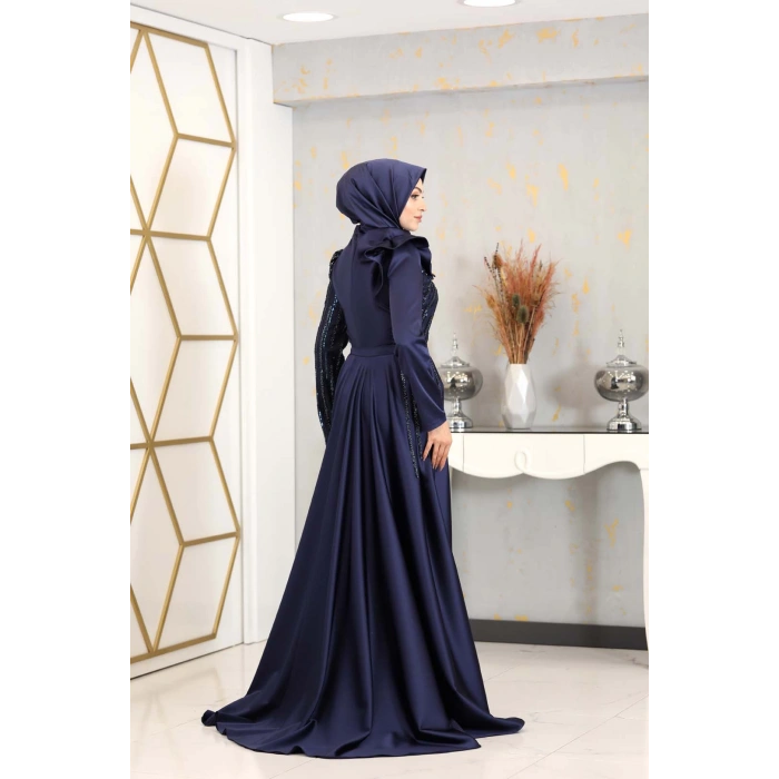 SÜEDA ABİYE LACİVERT