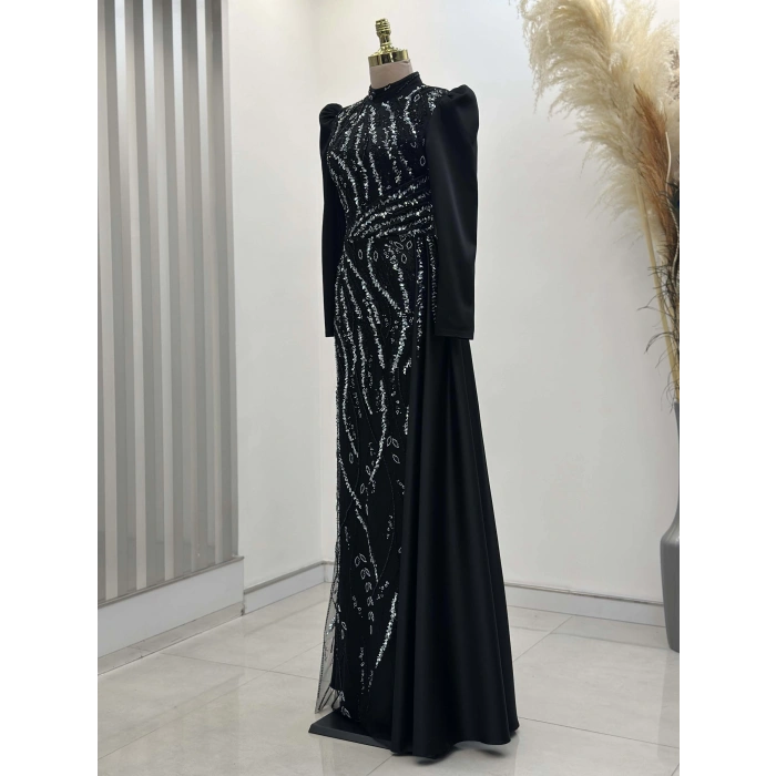 VERONA ABİYE SİYAH-MİNT