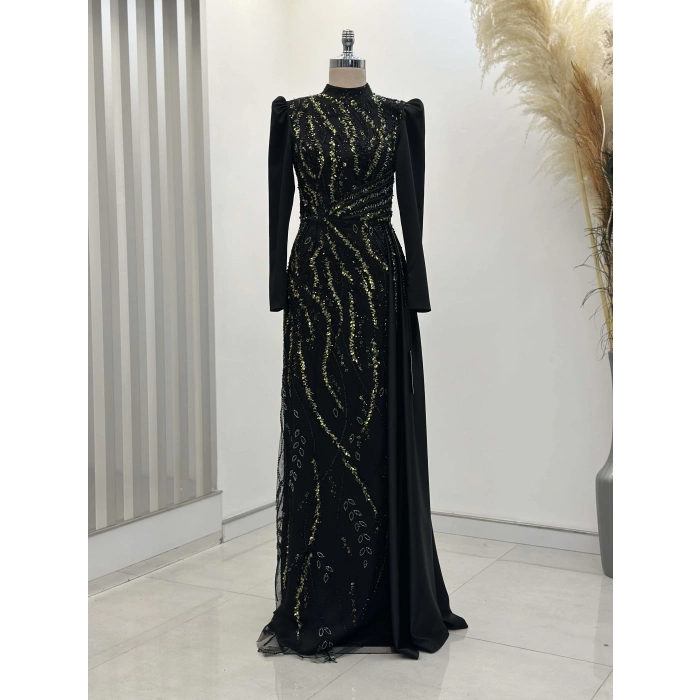 VERONA ABİYE SİYAH-YAĞ YEŞİLİ