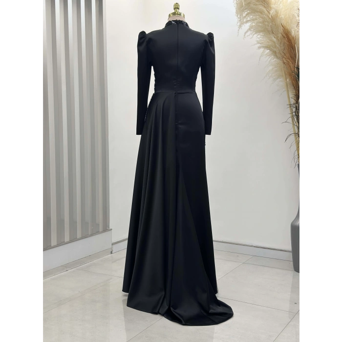 VERONA ABİYE SİYAH-YAĞ YEŞİLİ