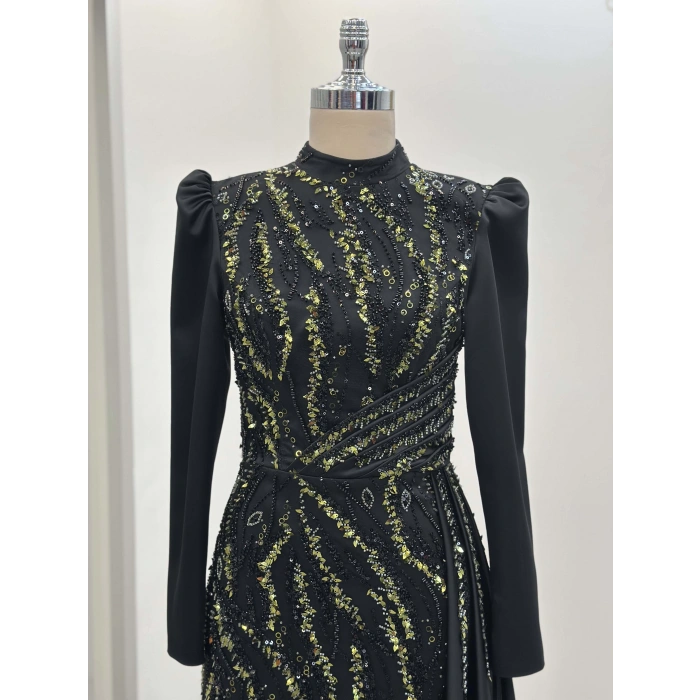 VERONA ABİYE SİYAH-YAĞ YEŞİLİ