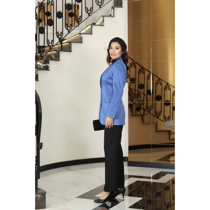 YAREN SATEN CEKET MAVİ