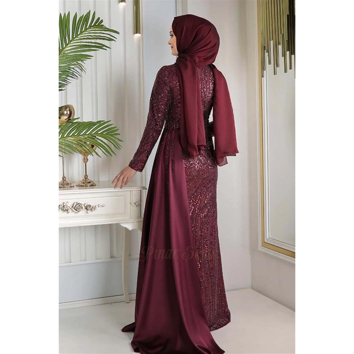 Zernişan Abiye Bordo