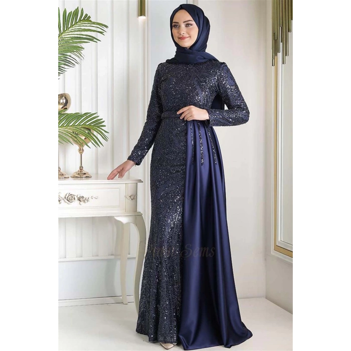 Zernişan Abiye Lacivert