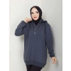 KAPŞONLU SWEATSHİRT ANTRASİT
