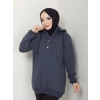 KAPŞONLU SWEATSHİRT ANTRASİT