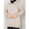 KAPŞONLU SWEATSHİRT BEJ