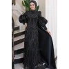 Pınar Şems Ahsen Abiye Siyah