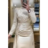 Pınar Şems Akra Abiye Gold
