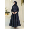 Pınar Şems Elif Abiye Lacivert