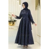 Pınar Şems Elif Abiye Lacivert