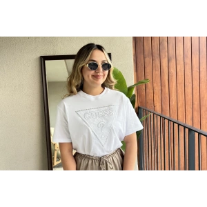 Orijinal Marka Beyaz Tişört