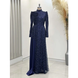 AURA ABİYE LACİVERT