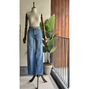 Blue Wide Leg Jean