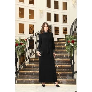 EFSANE ELBİSE SİYAH