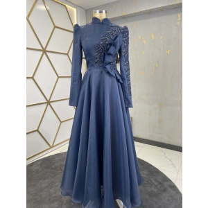 ELA ABİYE LACİVERT