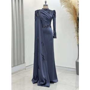 GARNİLİ ABİYE İNDİGO