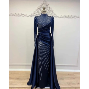 GÜNEŞ ABİYE LACİVERT