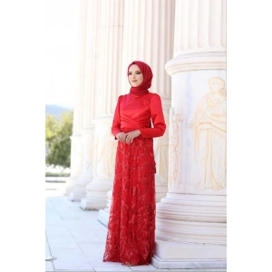 LARİN ABİYE KIRMIZI