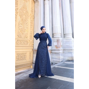 LAVANTA ABİYE LACİVERT