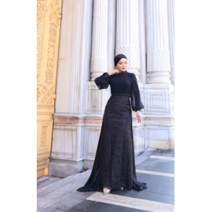 LAVANTA ABİYE SİYAH