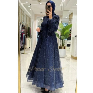 Pınar Şems Alin Abiye Lacivert