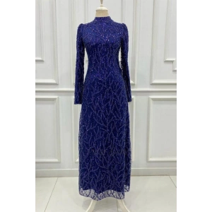 Pınar Şems Amber Abiye Lacivert