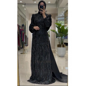 Pınar Şems Aybike Abiye Siyah