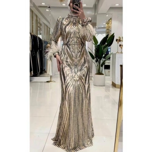 Pınar Şems Bengi Abiye Gold