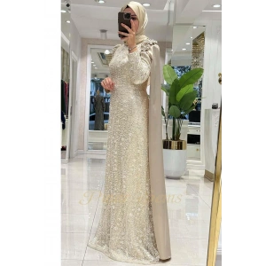 Pınar Şems Berrin Abiye Krem